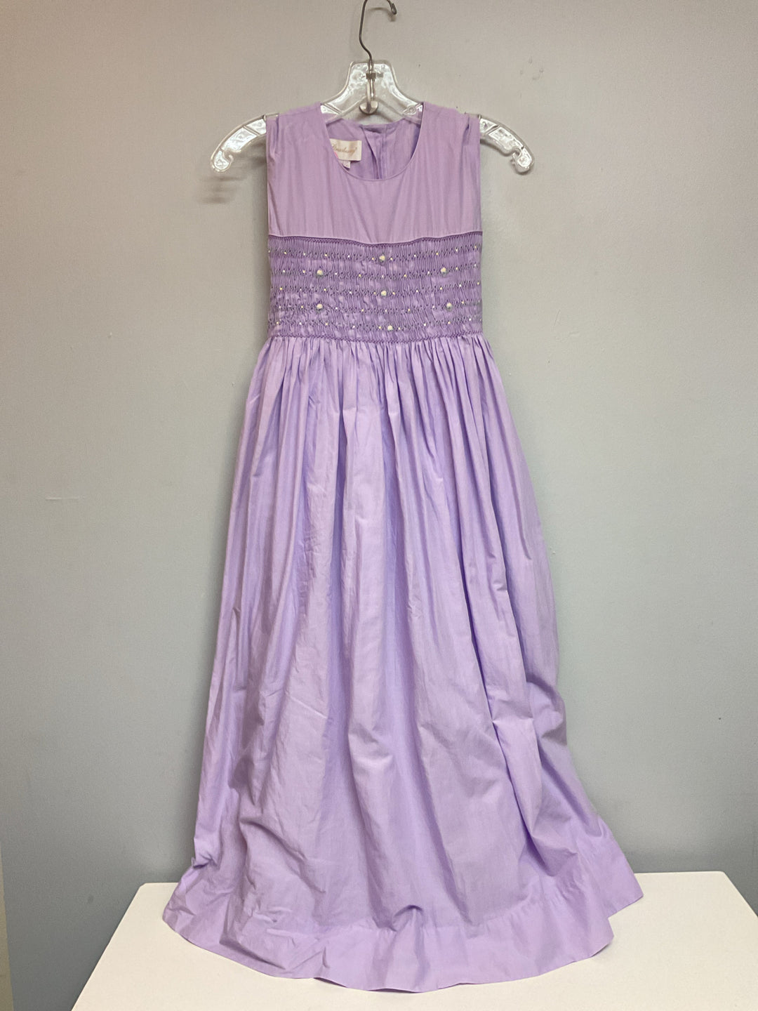 strapless open back dress Purple Khloe Dress – Sprout Kids main image 1
