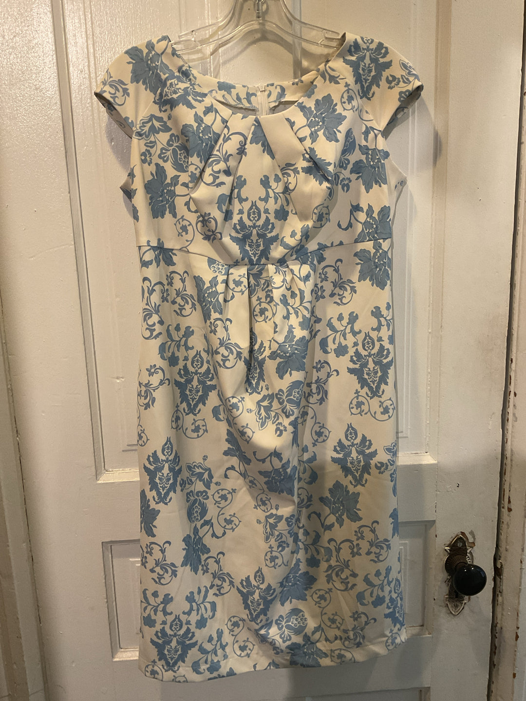 Elpasa Size Medium Blue & Cream Floral Maternity Dress 2ndchild Elpasa Size Medium Blue & Cream Floral Maternity Dress 2ndchild