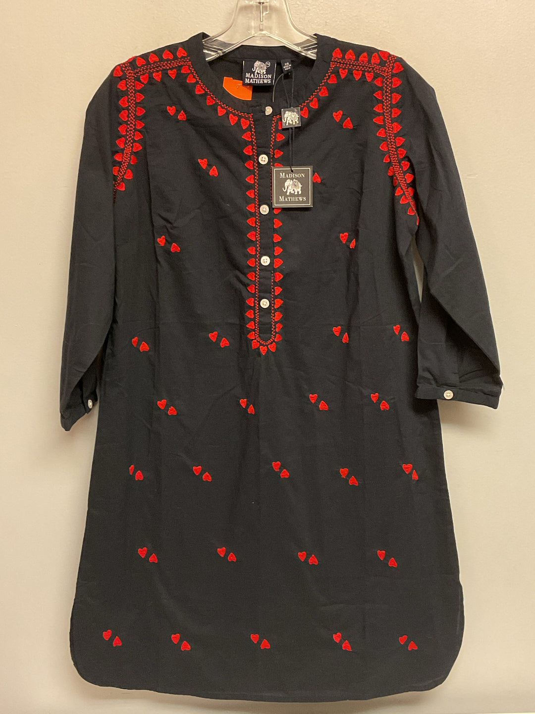 Madison Mathews Size 14 Blue & Red Cotton Big Girls Dress Casual 2ndchild Madison Mathews Size 14 Blue & Red Cotton Big Girls Dress Casual 2ndchild
