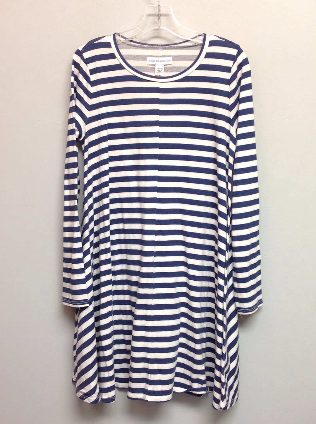 Harper Canyon Size 10 Blue & White Cotton Big Girls Dress Casual – 2ndchild