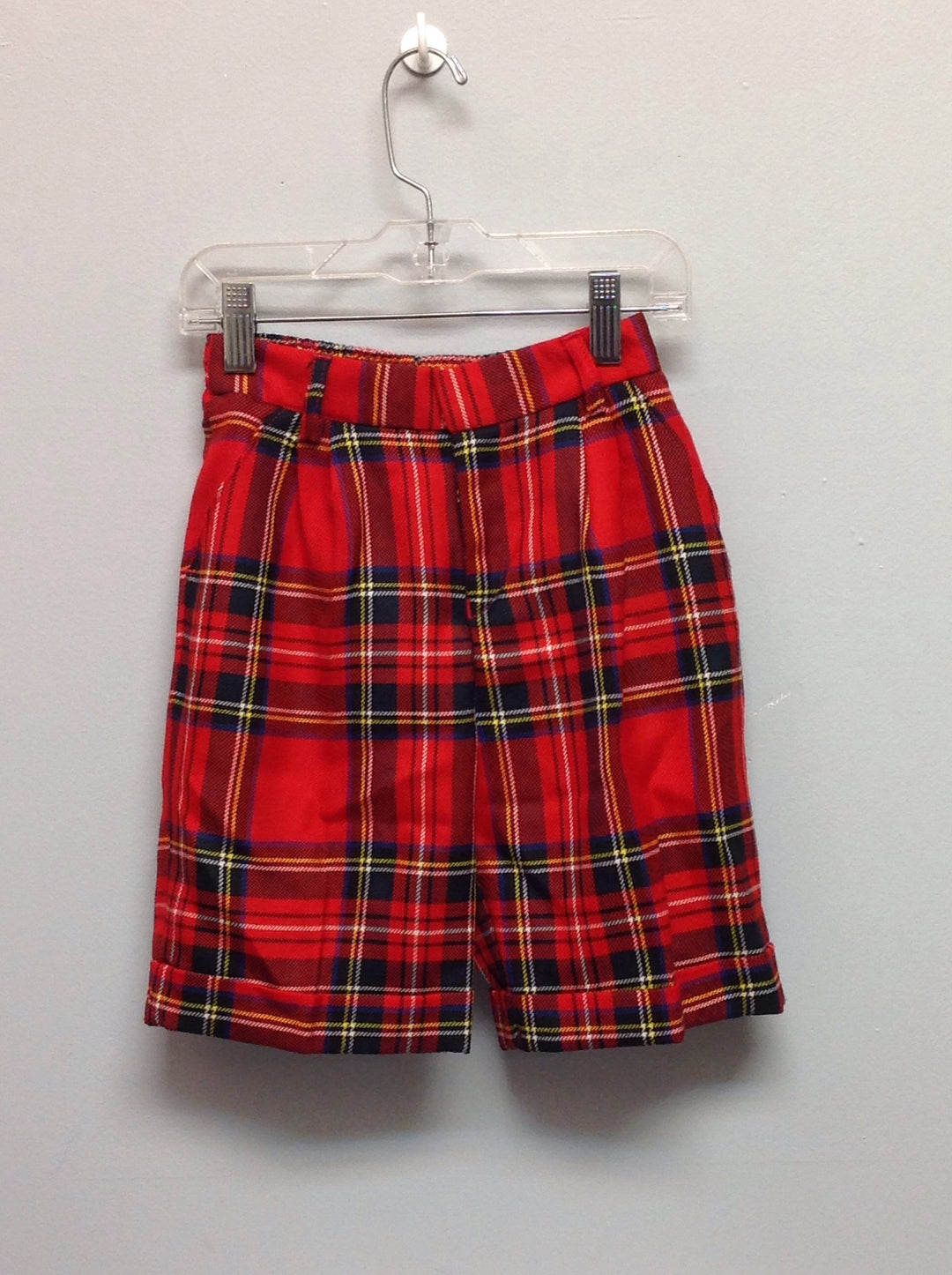 Vintage Plaid deals Pleat Front Shorts